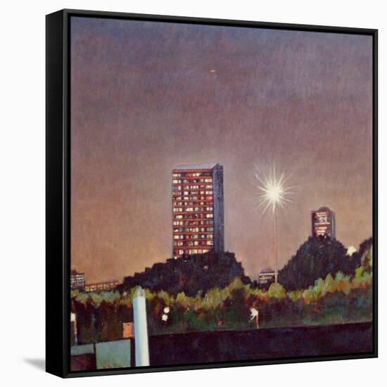 Our Modern Moon-Noel Paine-Framed Stretched Canvas