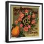 Our Monogram Brand - California - Citrus Crate Label-Lantern Press-Framed Art Print