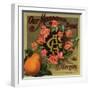 Our Monogram Brand - California - Citrus Crate Label-Lantern Press-Framed Art Print