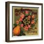 Our Monogram Brand - California - Citrus Crate Label-Lantern Press-Framed Art Print