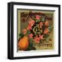 Our Monogram Brand - California - Citrus Crate Label-Lantern Press-Framed Art Print