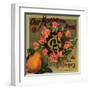 Our Monogram Brand - California - Citrus Crate Label-Lantern Press-Framed Art Print
