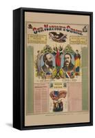 Our Nation's Choice--Gen. James Abram Garfield, Republican Candidate for President, etc.-Haasis & Lubrecht-Framed Stretched Canvas