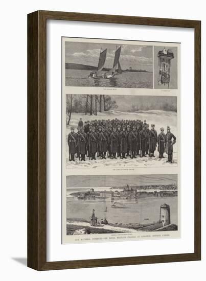 Our National Defences, the Royal Military College at Kingston, Ontario, Canada-null-Framed Giclee Print