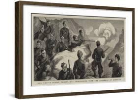 Our Native Indian Troops, Out Skirmishing with the Goorkhas at Almorah-Harry Hamilton Johnston-Framed Giclee Print