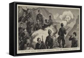 Our Native Indian Troops, Out Skirmishing with the Goorkhas at Almorah-Harry Hamilton Johnston-Framed Stretched Canvas