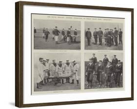 Our Naval Brigade, Gunnery Instruction on Whale Island (HMS Excellent)-null-Framed Giclee Print