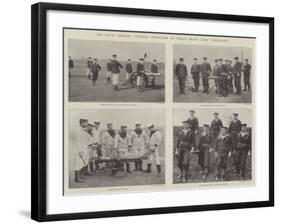 Our Naval Brigade, Gunnery Instruction on Whale Island (HMS Excellent)-null-Framed Giclee Print