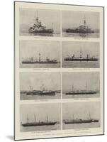 Our Naval Visitors, the Italian Squadron Now at Portsmouth-null-Mounted Giclee Print