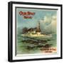 Our Navy Brand - California - Citrus Crate Label-Lantern Press-Framed Art Print