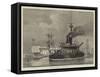 Our Navy, HMS Thunderer-William Edward Atkins-Framed Stretched Canvas