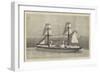 Our Navy, New Style, the Inflexible-William Edward Atkins-Framed Giclee Print