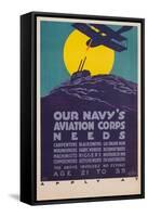 Our Navy's Aviation Corps Needs-Harold Von Schmidt-Framed Stretched Canvas