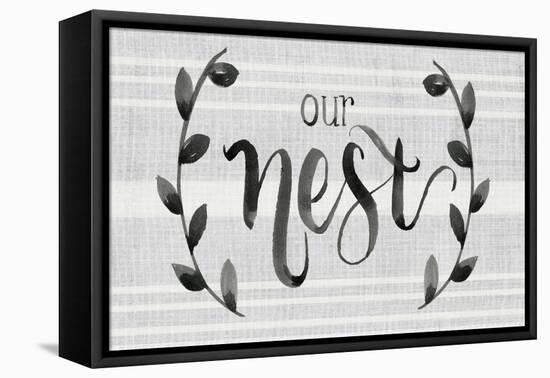 Our Nest is Blessed I-Jennifer Parker-Framed Stretched Canvas