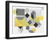 Our Own Paths I -Yellow Version-Maya Woods-Framed Art Print