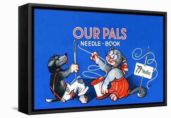 Our Pals Needle-Book-null-Framed Stretched Canvas