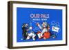 Our Pals Needle-Book-null-Framed Art Print