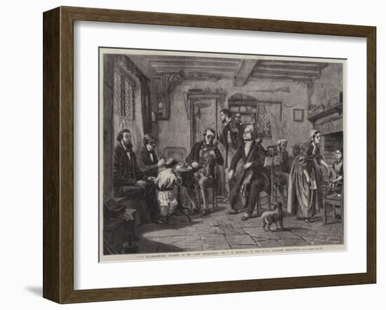 Our Philharmonic Society at its First Rehearsal-John Evan Hodgson-Framed Giclee Print