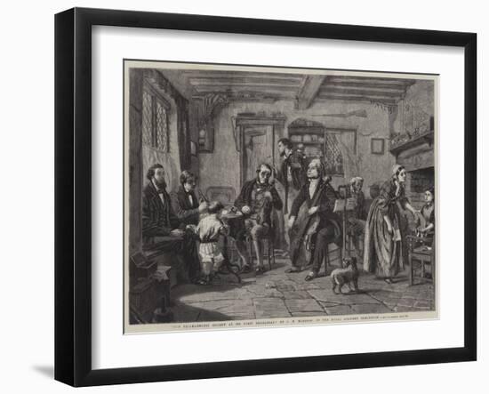 Our Philharmonic Society at its First Rehearsal-John Evan Hodgson-Framed Giclee Print