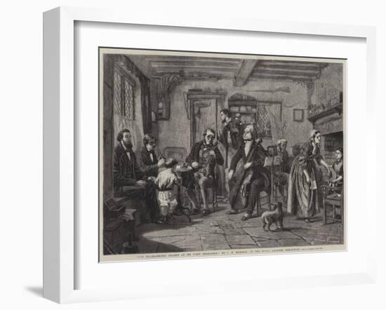 Our Philharmonic Society at its First Rehearsal-John Evan Hodgson-Framed Giclee Print