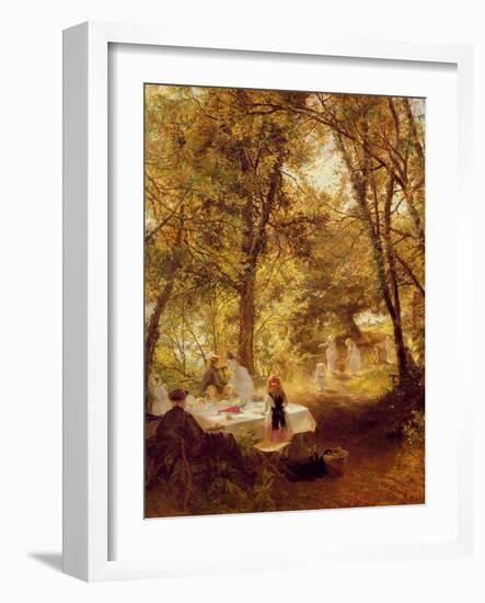 Our Picnic - New Lock, Berks.-Charles James Lewis-Framed Giclee Print