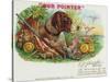 Our Pointer Brand Cigar Box Label, Hunting-Lantern Press-Stretched Canvas