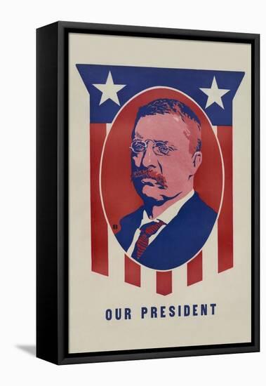 Our President-M. Haider-Framed Stretched Canvas