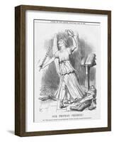 Our Protean Premier!, 1885-Joseph Swain-Framed Giclee Print
