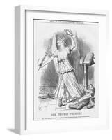 Our Protean Premier!, 1885-Joseph Swain-Framed Giclee Print