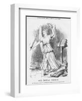 Our Protean Premier!, 1885-Joseph Swain-Framed Giclee Print