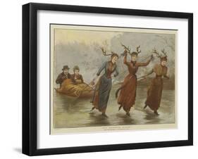 Our Reindeer Sleigh-Arthur Hopkins-Framed Giclee Print