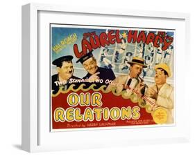 Our Relations - Lobby Card Reproduction-null-Framed Photo