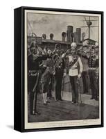 Our Royal Guest from Siam, Arrival at Portsmouth-Henry Marriott Paget-Framed Stretched Canvas