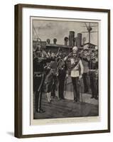 Our Royal Guest from Siam, Arrival at Portsmouth-Henry Marriott Paget-Framed Giclee Print