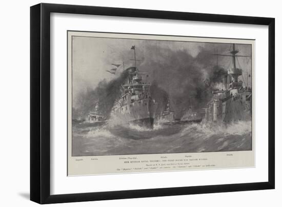 Our Russian Naval Visitors, the Fleet Bound for British Waters-Fred T. Jane-Framed Giclee Print