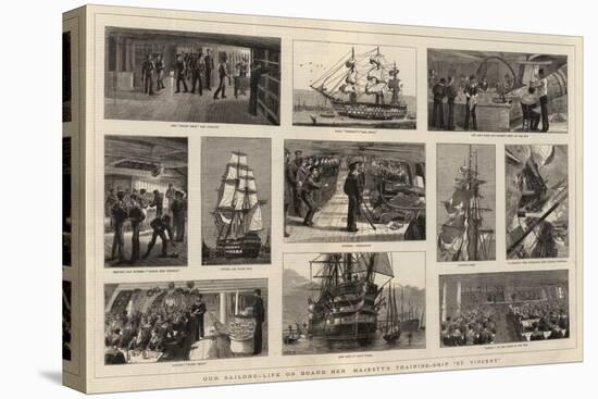Our Sailors, Life on Board Her Majesty's Training-Ship St Vincent-William Edward Atkins-Stretched Canvas