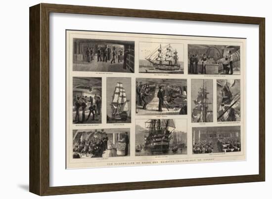 Our Sailors, Life on Board Her Majesty's Training-Ship St Vincent-William Edward Atkins-Framed Giclee Print