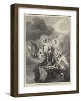 Our Saviour after the Temptation-Sir George Hayter-Framed Giclee Print