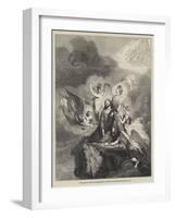 Our Saviour after the Temptation-Sir George Hayter-Framed Giclee Print