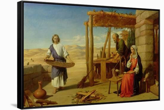 Our Saviour Subject to His Parents at Nazareth, 1847-56-John Rogers Herbert-Framed Stretched Canvas