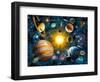 Our Solar System-Adrian Chesterman-Framed Art Print