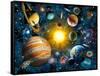 Our Solar System-Adrian Chesterman-Framed Stretched Canvas