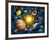 Our Solar System-Adrian Chesterman-Framed Art Print