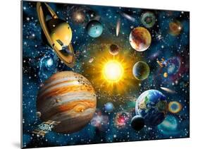 Our Solar System-Adrian Chesterman-Mounted Art Print