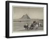 Our Special Artist in Egypt, the Pyramids During an Inundation of the Nile-Charles Auguste Loye-Framed Giclee Print