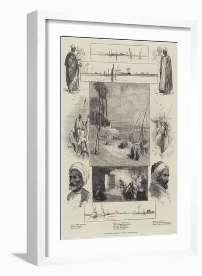 Our Special Artist in Egypt-null-Framed Giclee Print