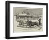 Our Special Artist in Siberia, Horse-Racing at Irkutsk-null-Framed Giclee Print