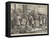 Our Special Artist's Voyage to China, the Steamer Travancore Taking in Cargo at Singapore-null-Framed Stretched Canvas