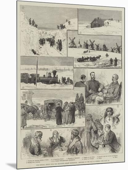 Our Special Artist with the Jeannette Relief Expedition, Sketches on the Way to Siberia-null-Mounted Giclee Print