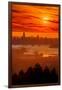 Our Star, Sunset Over San Francisco, Awe Inspiring Epic View-Vincent James-Framed Photographic Print